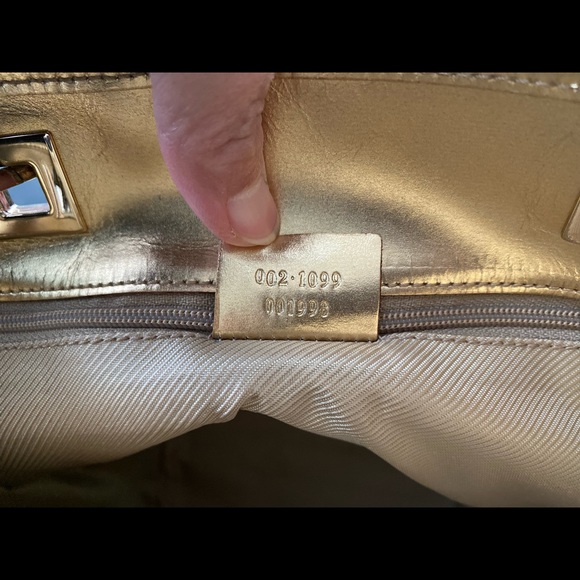 Small Gucci Monogram Guccissima Baby Blue Canvas Tote - Picture 9 of 15